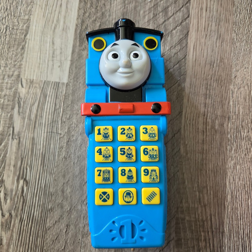 Thomas the Tank Engine Toy Phone Blue Kidcore Electronic Pretend Play Toy